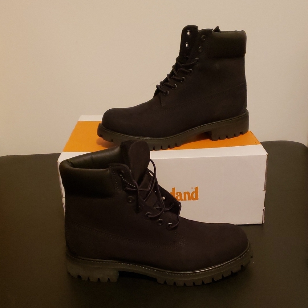Timberland Premium 6 In Lace Waterproof Black- Men's 8.5